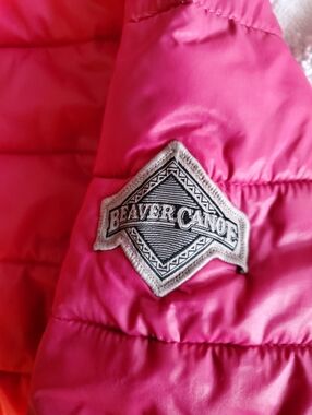 Ladies' Pink Puffer Jacket BEAVER CANOE